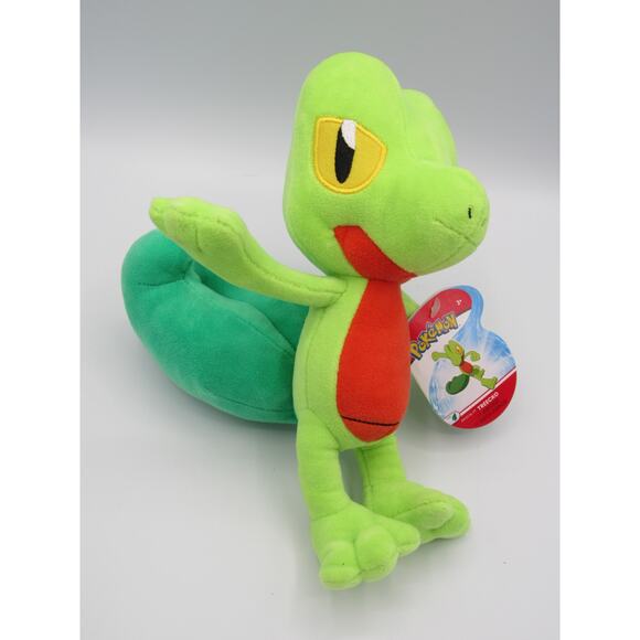 NEW w/ Tag Pokemon Treecko Plush Jazwares Nintendo Authentic Wicked Cool Toys - Picture 1 of 12